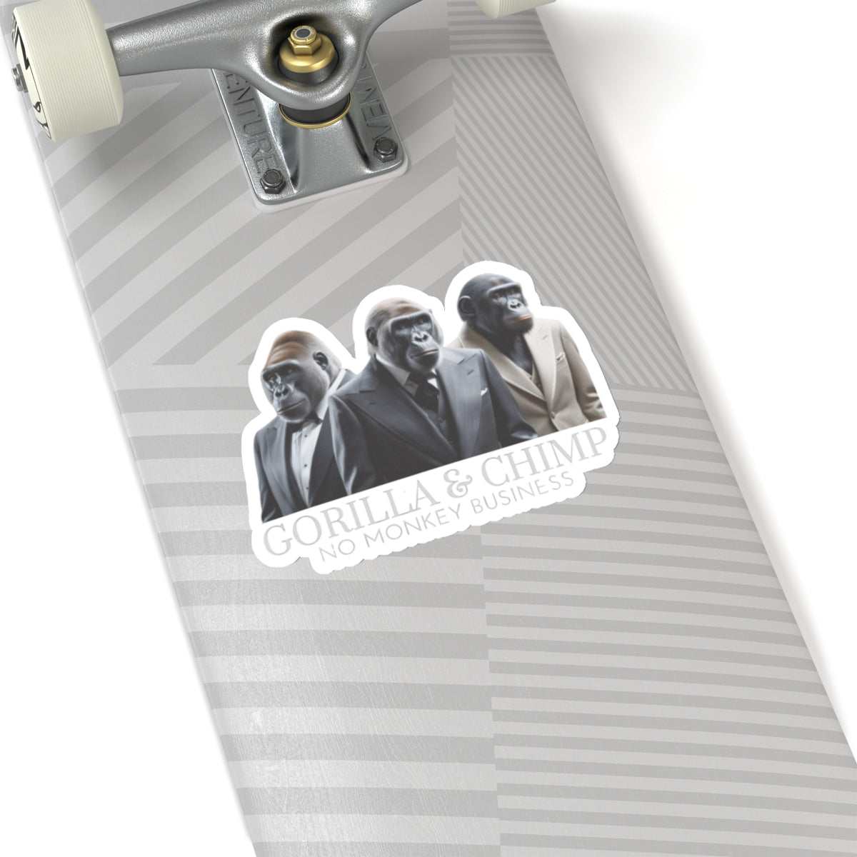 No Monkey Business - Sticker