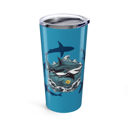 Beware of Sharks - Tumbler (20oz)