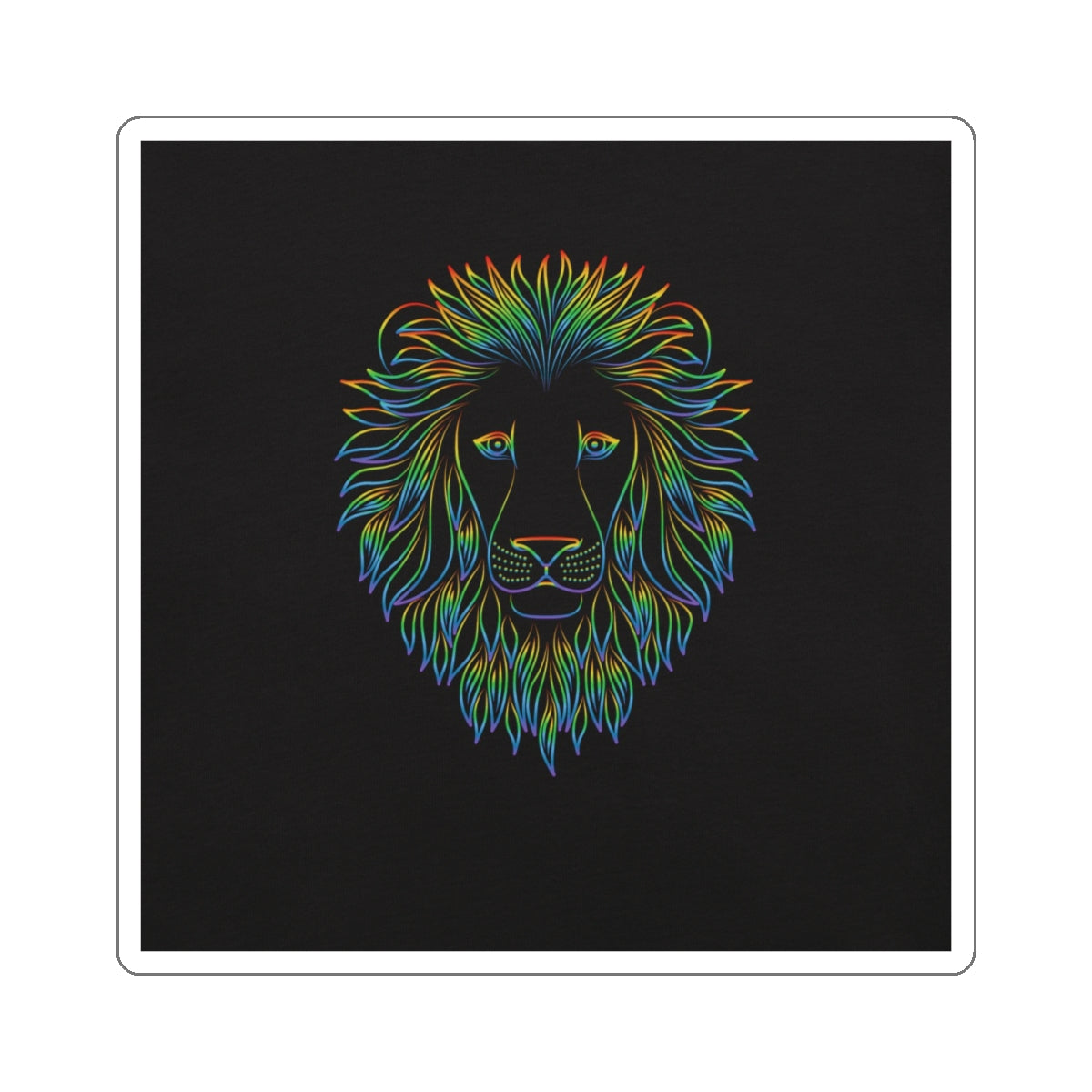 Holographic Lion - Sticker