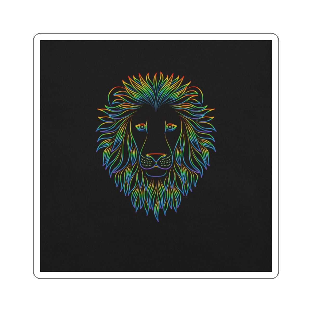 Holographic Lion - Sticker