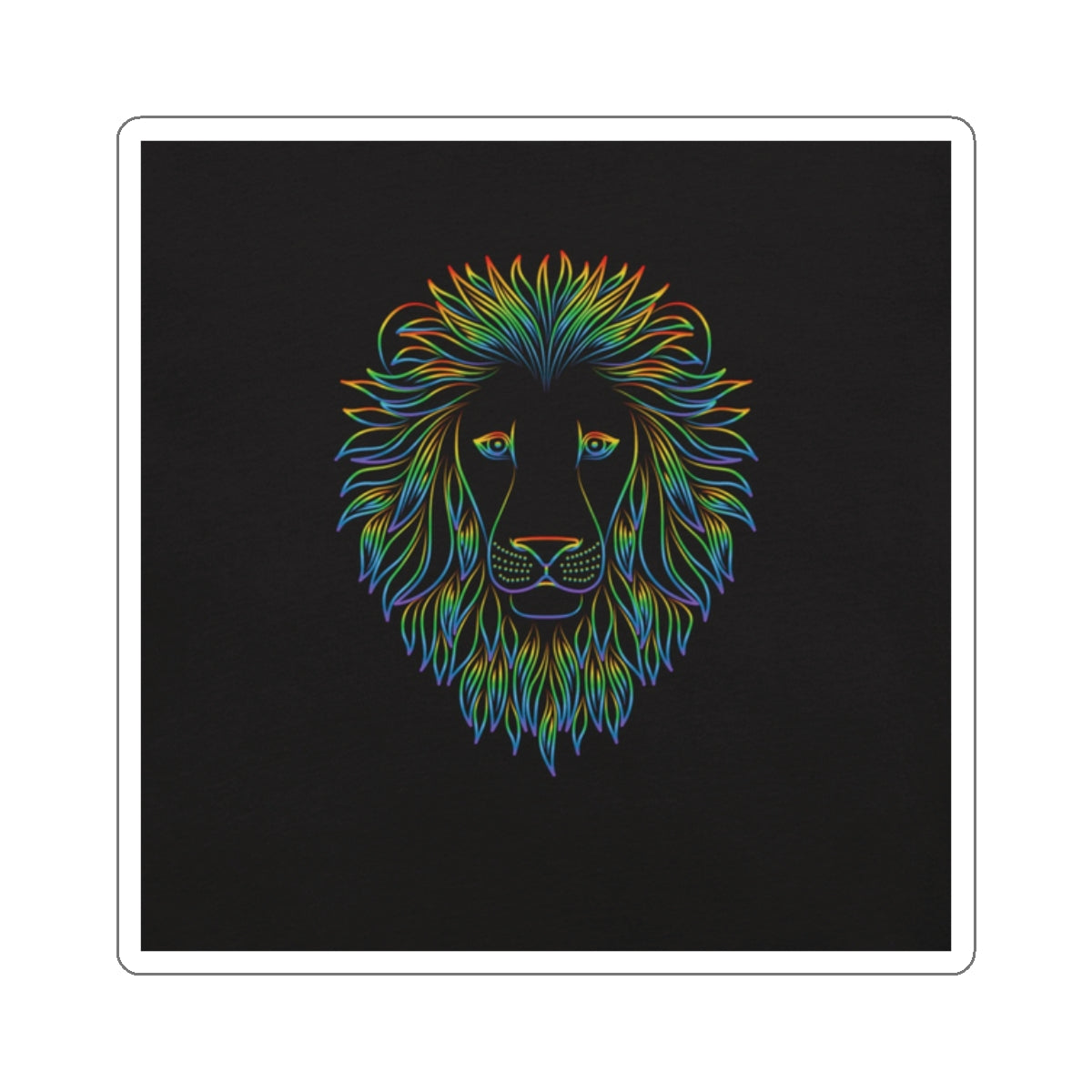 Holographic Lion - Sticker