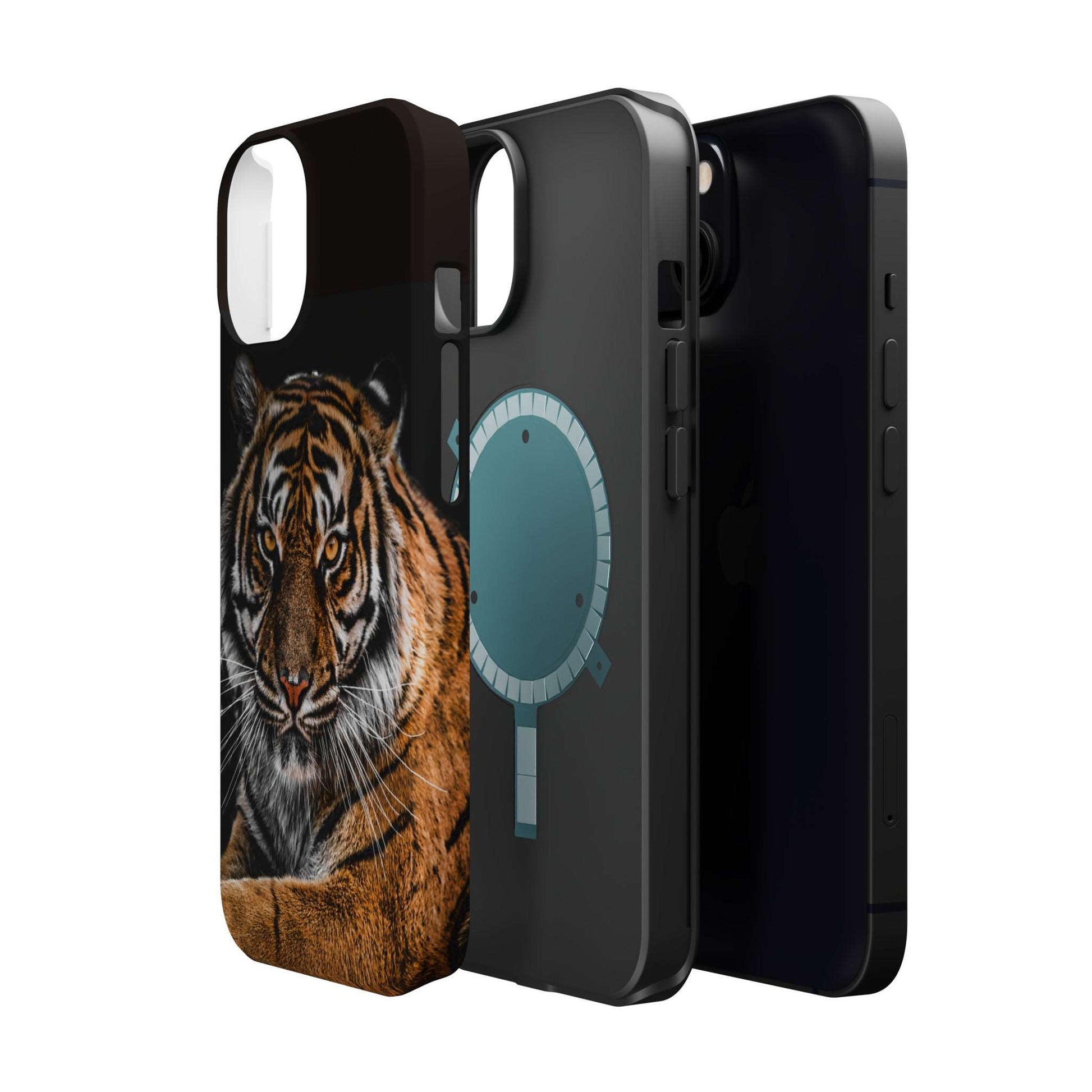 Tiger Portrait - MagSafe Tough iPhone Case - Wild Style Shop