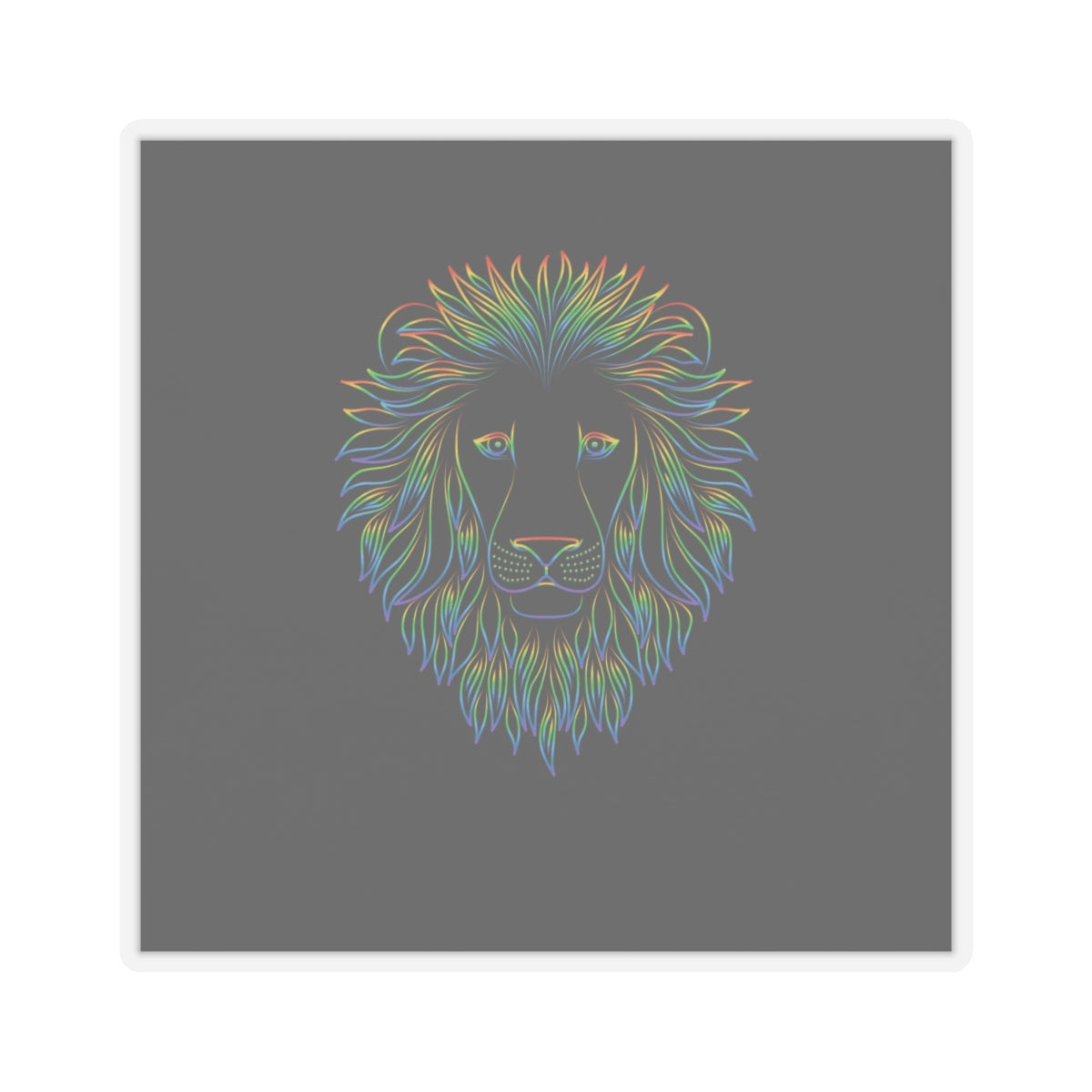 Holographic Lion - Sticker