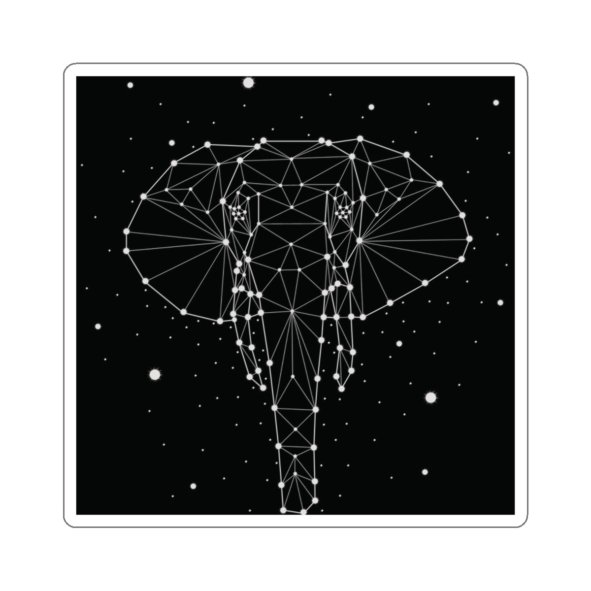 Elephant Constellation - Sticker