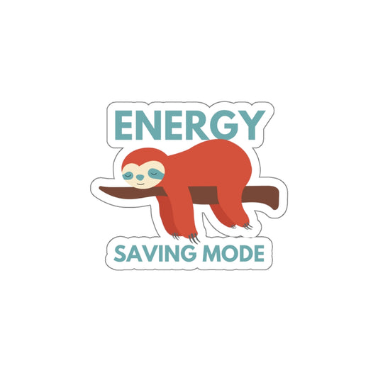 Energy Saving Sloth - Sticker