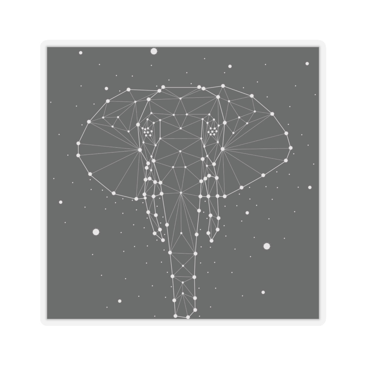 Elephant Constellation - Sticker