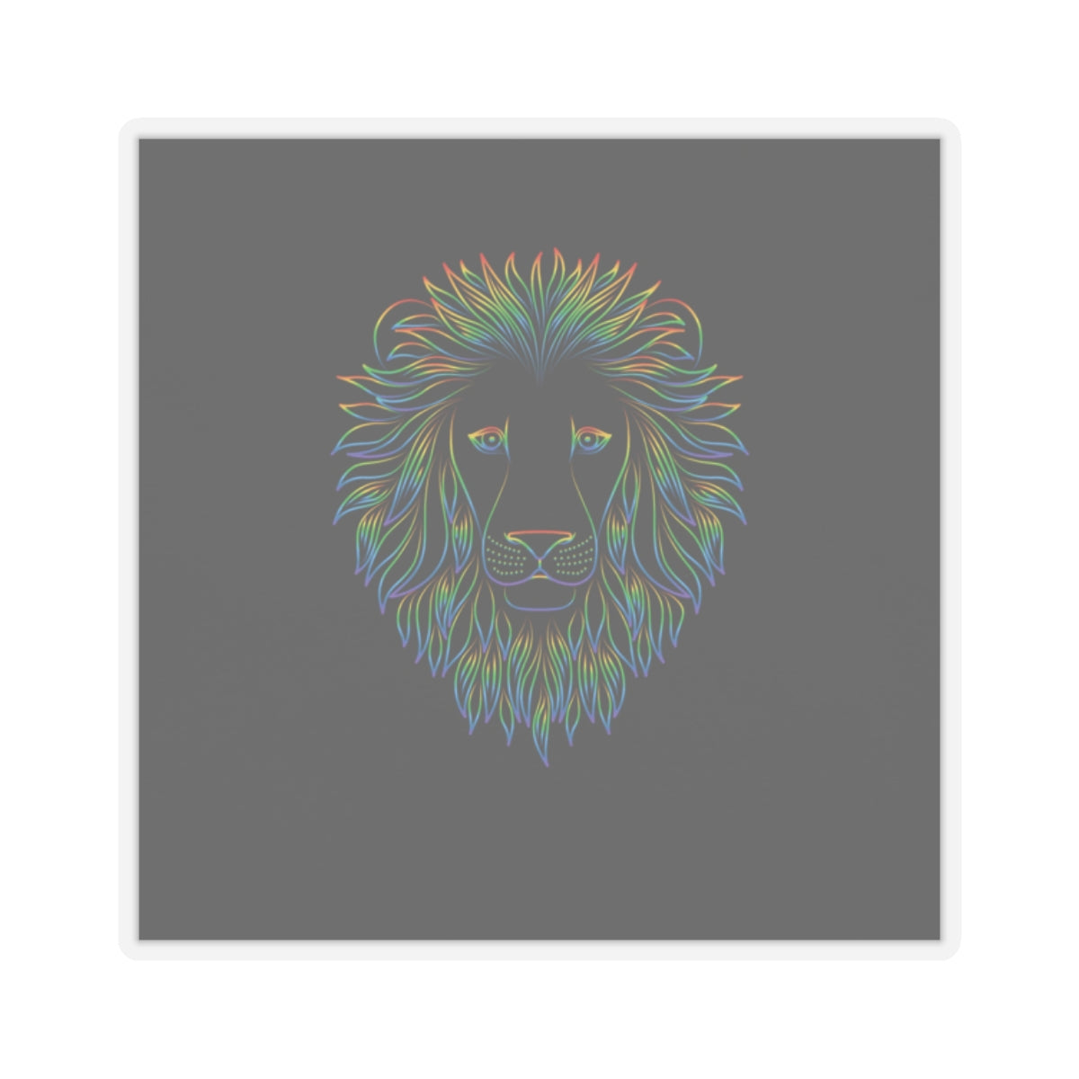 Holographic Lion - Sticker