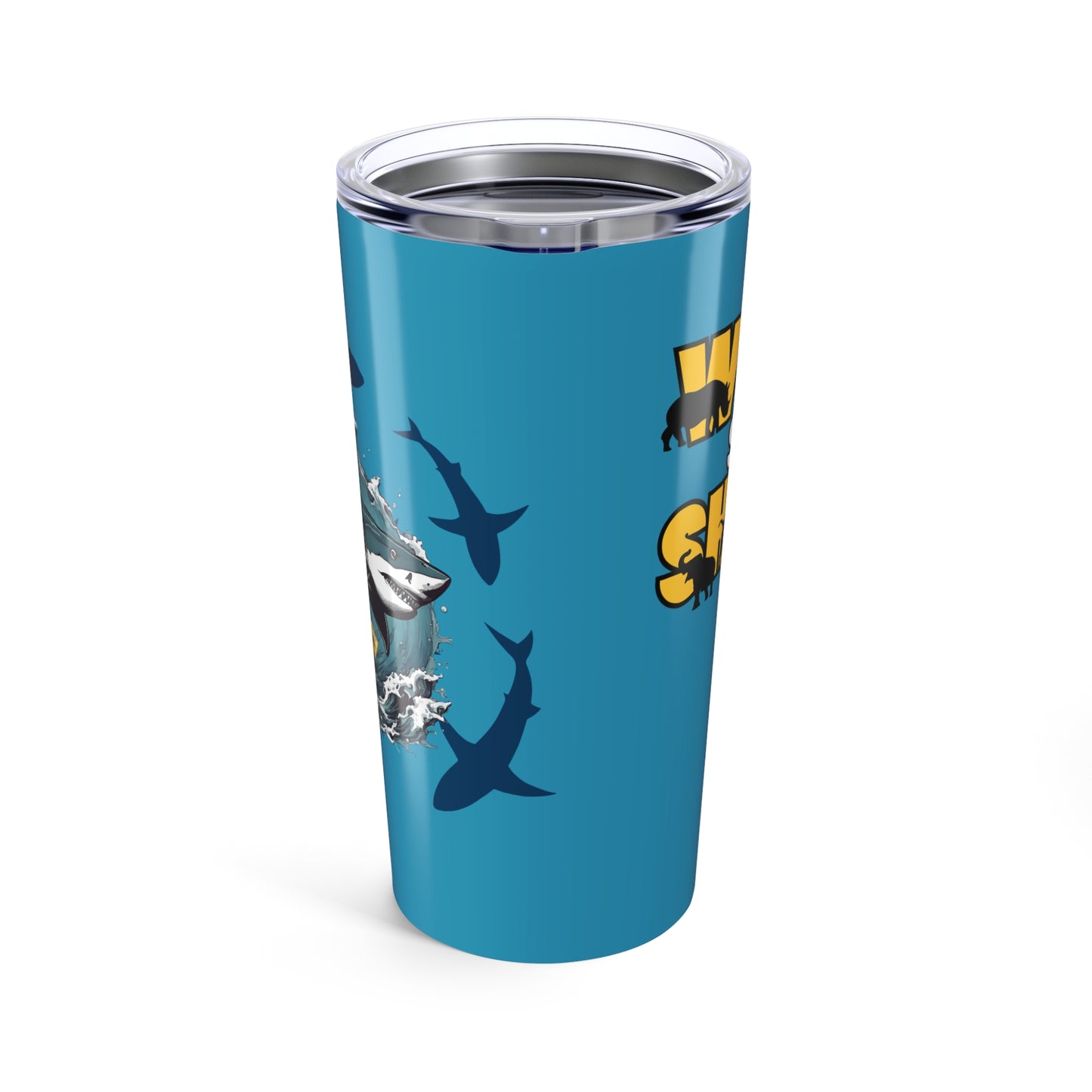 Beware of Sharks - Tumbler (20oz)