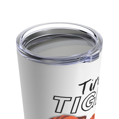 Tired Tiger - Stainless Steel Tumbler (20oz) - Wild Style Shop