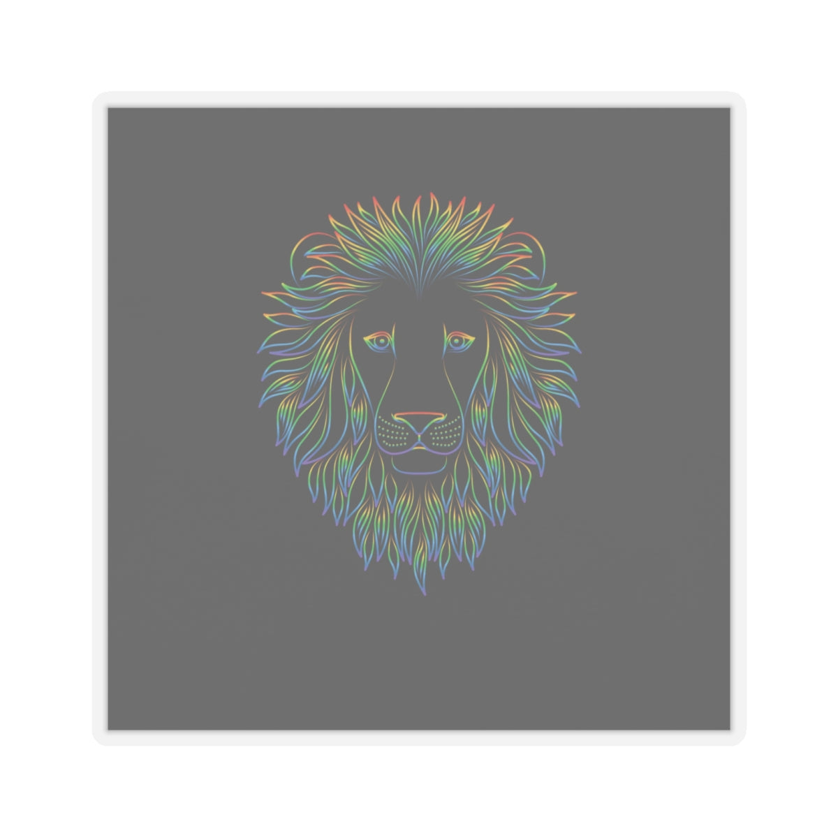 Holographic Lion - Sticker