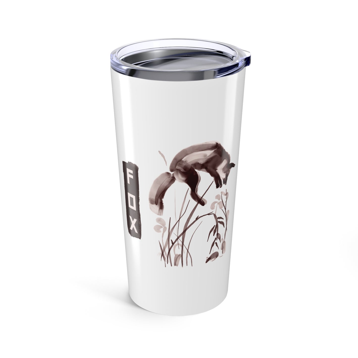 Watercolor Fox - Tumbler (20oz)