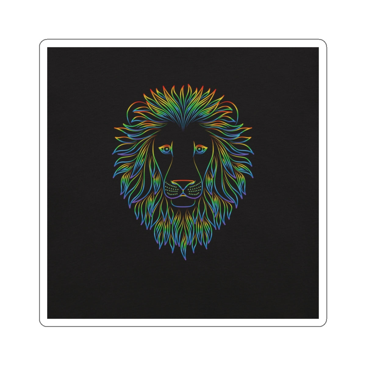 Holographic Lion - Sticker