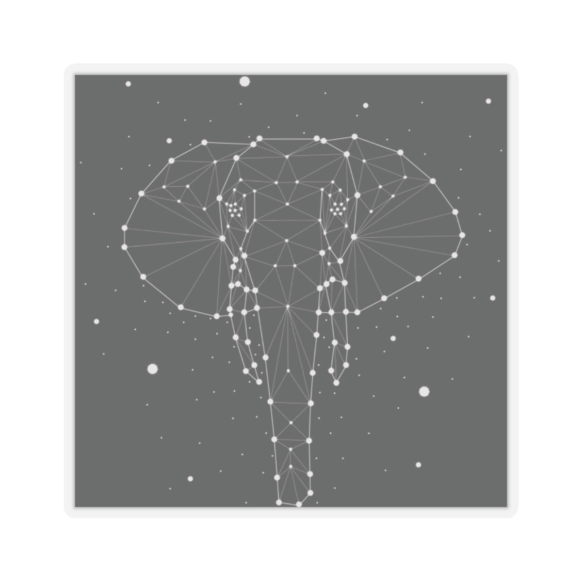 Elephant Constellation - Sticker