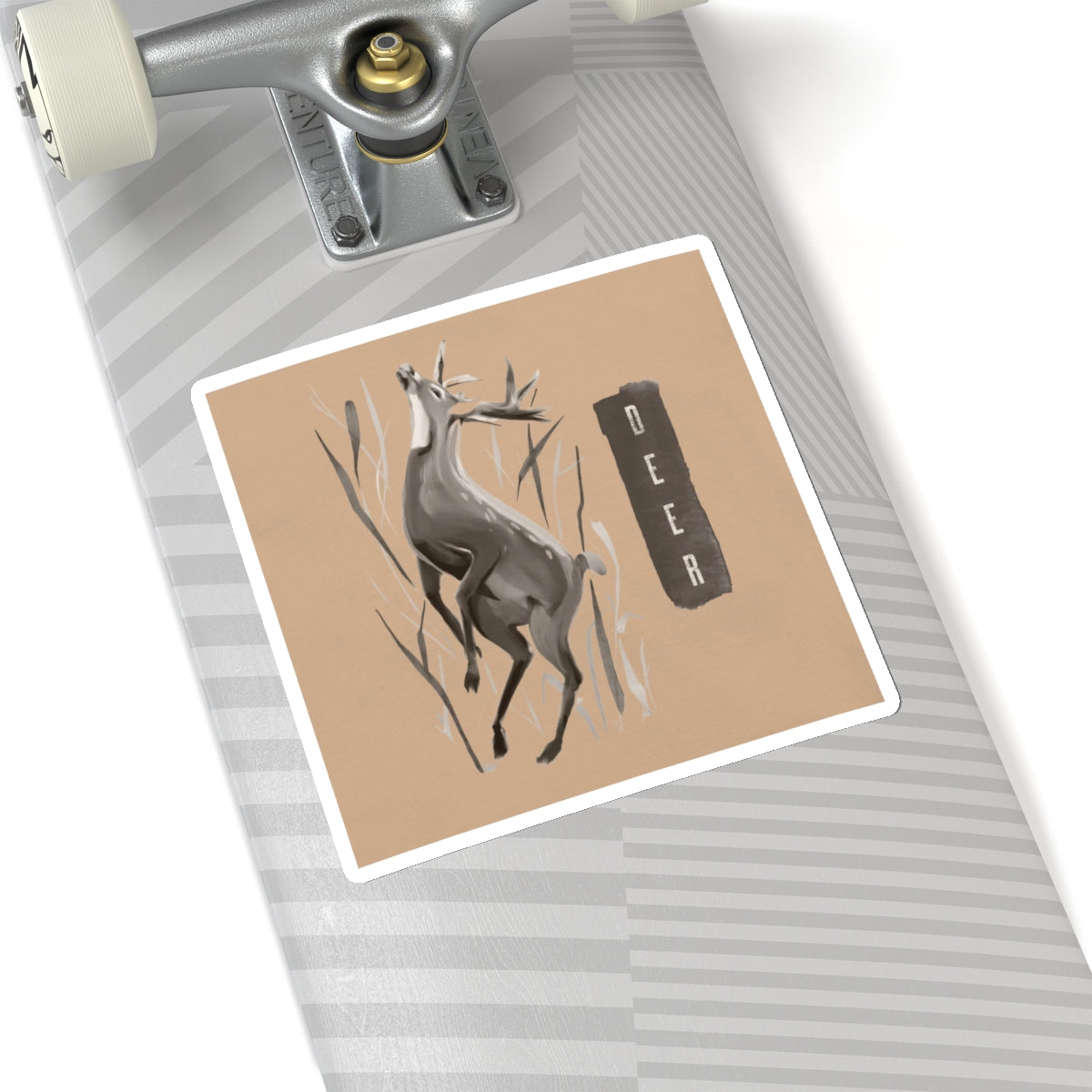 Watercolor Deer - Sticker