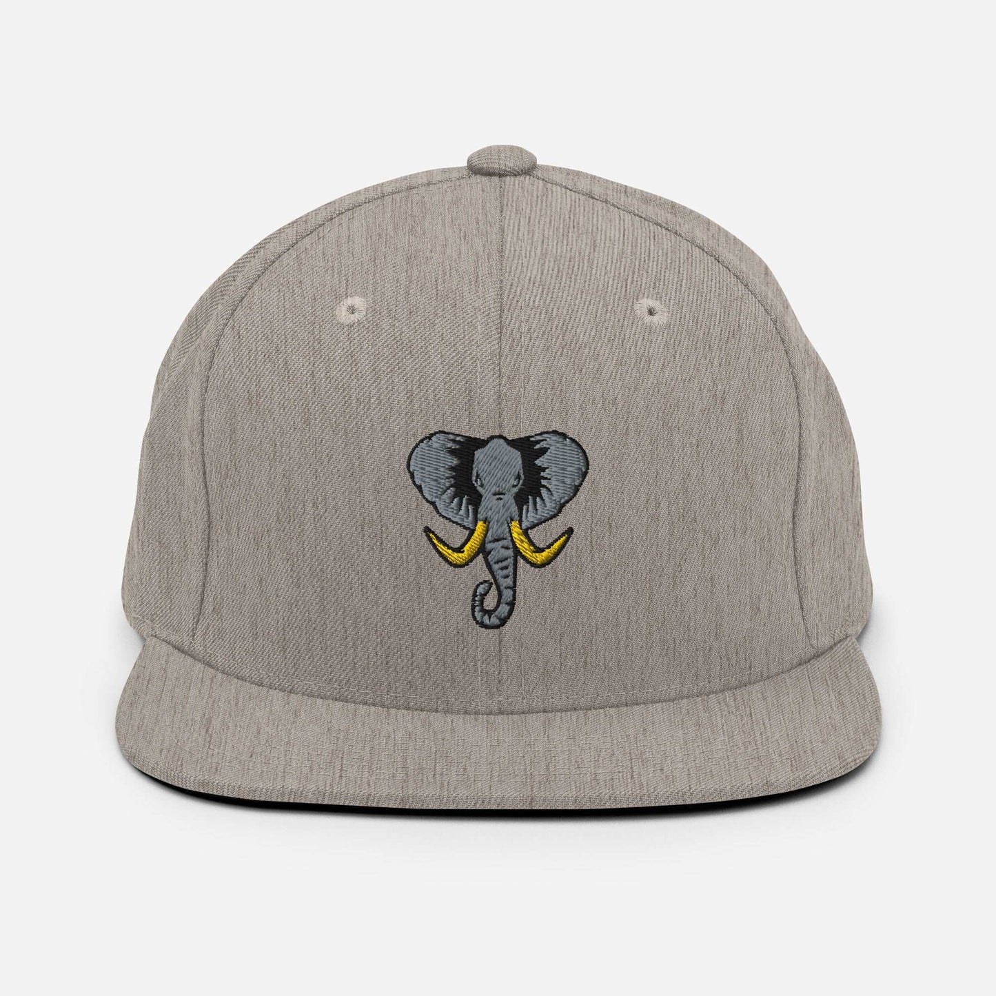 Bull Elephant - Embroidered Snapback Hat - Wild Style Shop