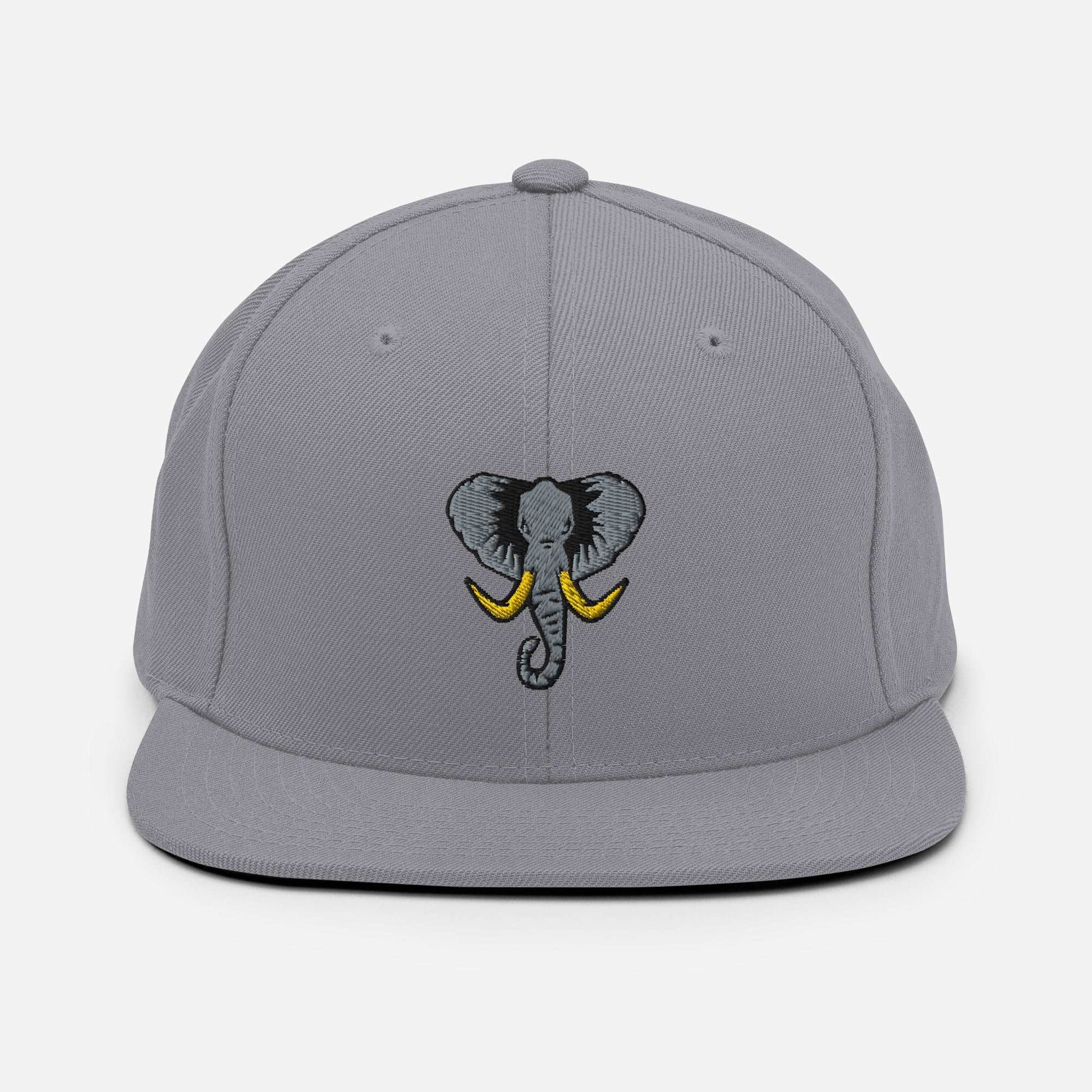 Bull Elephant - Embroidered Snapback Hat - Wild Style Shop