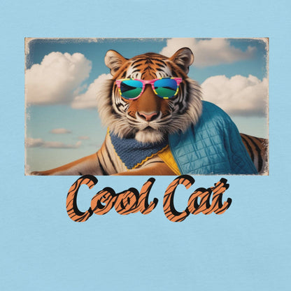 Cool Cat T-Shirt designed by Wild Style Shop at wildstyle.shop