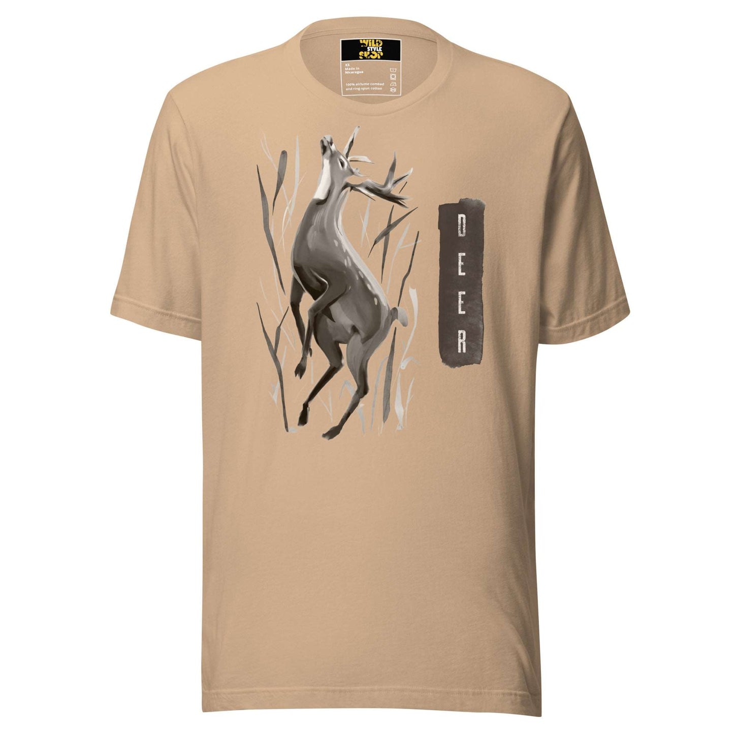 Watercolor Deer - T-Shirt - Wild Style Shop